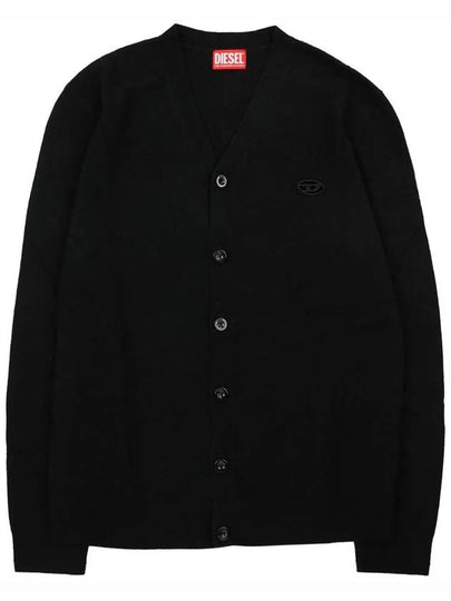 Wool Cashmere Cardigan Black - DIESEL - BALAAN 2