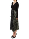 Women's Leo and Kia Long Dress Black Khaki - ALLSAINTS - BALAAN 3