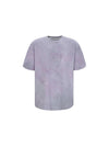 hand tie dye painting T Violet - COELONINE - BALAAN 2