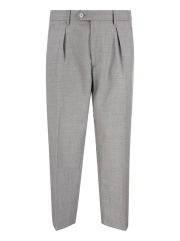 tailored straight pants gray - ETRO - BALAAN 1