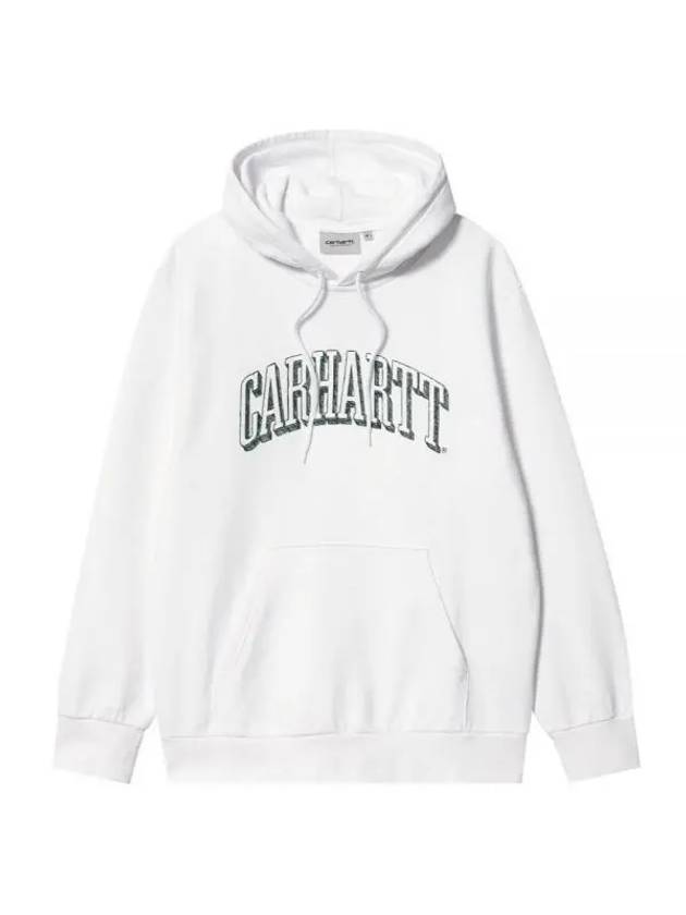 Scrawl Logo Print Hoodie White - CARHARTT WIP - BALAAN 2