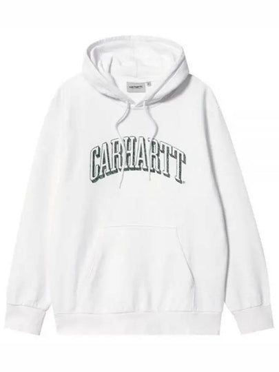 Scrawl Logo Print Hoodie White - CARHARTT WIP - BALAAN 2