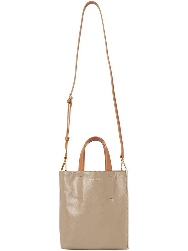 Museo Soft Mini Tote Bag Beige - MARNI - BALAAN 9