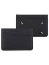 Grain Leather Stitch Card Wallet Black - MAISON MARGIELA - BALAAN 2