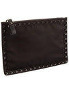 11th Anniversary Rockstud Fabric Clutch Bag JY0P0566NOV 0NO - VALENTINO - BALAAN 3