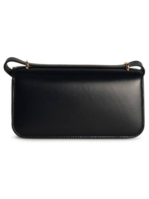 Tory Burch 'Eleanor' Small Black Leather Crossbody Bag - TORY BURCH - BALAAN 3