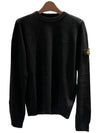 Kids Wappen Patch Wool Knit Sweater Black 7716502A1 V0029 - STONE ISLAND - BALAAN 2