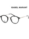 Glasses frame IM0033 BSC round black horn rim - ISABEL MARANT - BALAAN 1