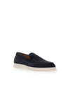 Casual Suede Slipper Loafers Navy - TOD'S - BALAAN 4