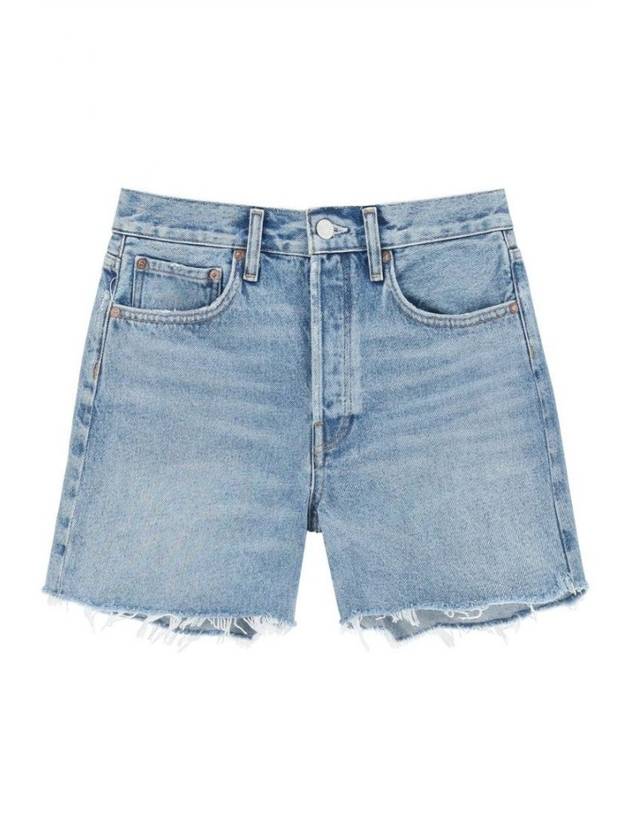 Women's Fraidhem Denim Shorts Blue - AGOLDE - BALAAN 1