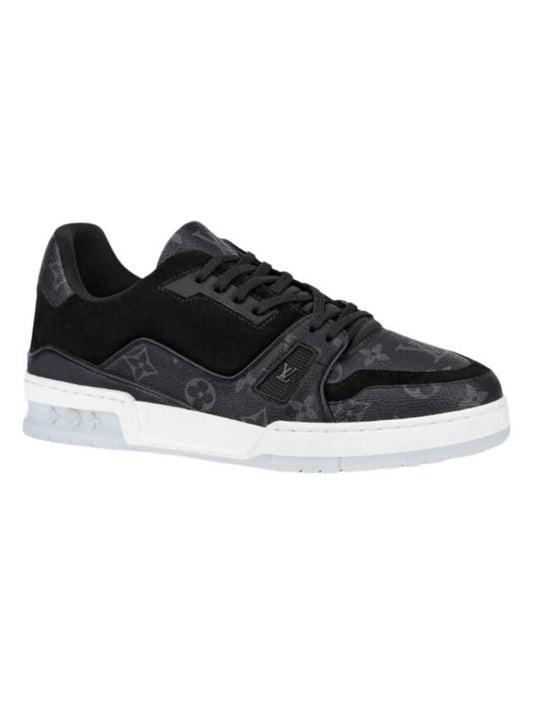 LV Trainer Low Top Sneakers Black - LOUIS VUITTON - BALAAN 1