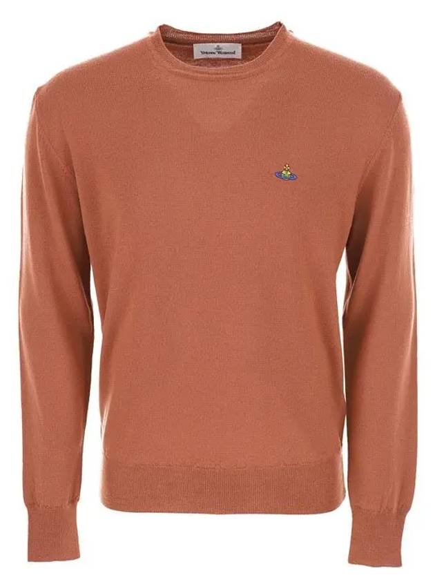 Men's ORB Embroidered Logo Wool Knit Top Akron - VIVIENNE WESTWOOD - BALAAN 2