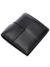 Slim Folder Half Wallet Black - BOTTEGA VENETA - BALAAN 6