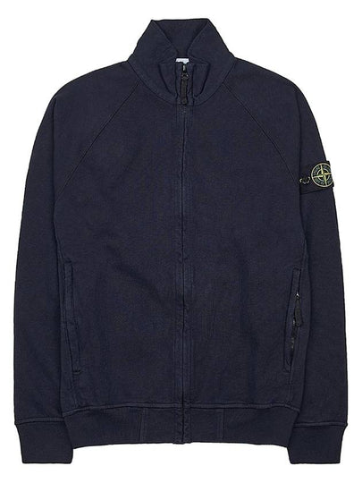 Compass Patch Zip-Up Jacket Navy - STONE ISLAND - BALAAN 2