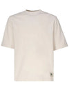 Cotton Short Sleeve T-Shirt Ivory - BURBERRY - BALAAN 2