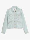 Trucker Denim Jacket Blue - AMI - BALAAN 3