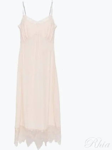 Lace decoration slip dress 7210 0514NUDE - SIMONE ROCHA - BALAAN 1