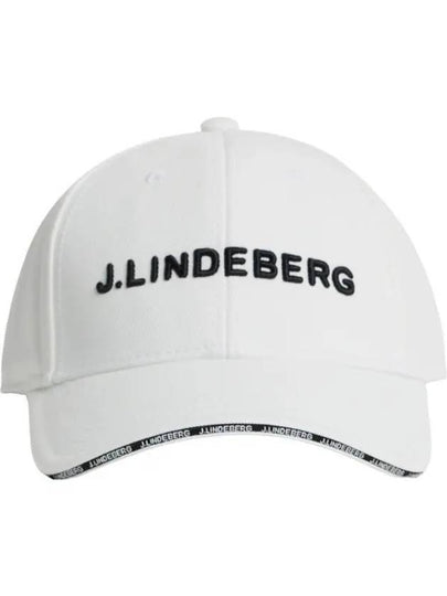 Hennric Embroidered Logo Ball Cap White - J.LINDEBERG - BALAAN 2