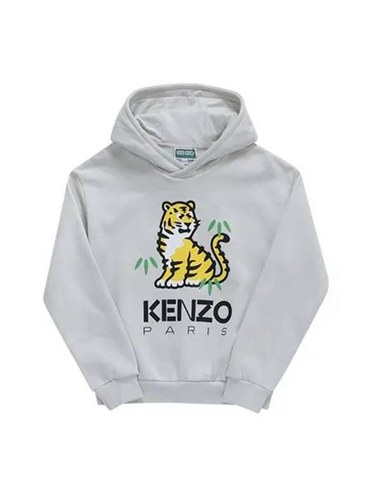 K25838 261 KOTORA Tiger Logo Junior Hoodie - KENZO - BALAAN 2