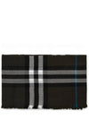 Check Wool Scarf Brown - BURBERRY - BALAAN 2