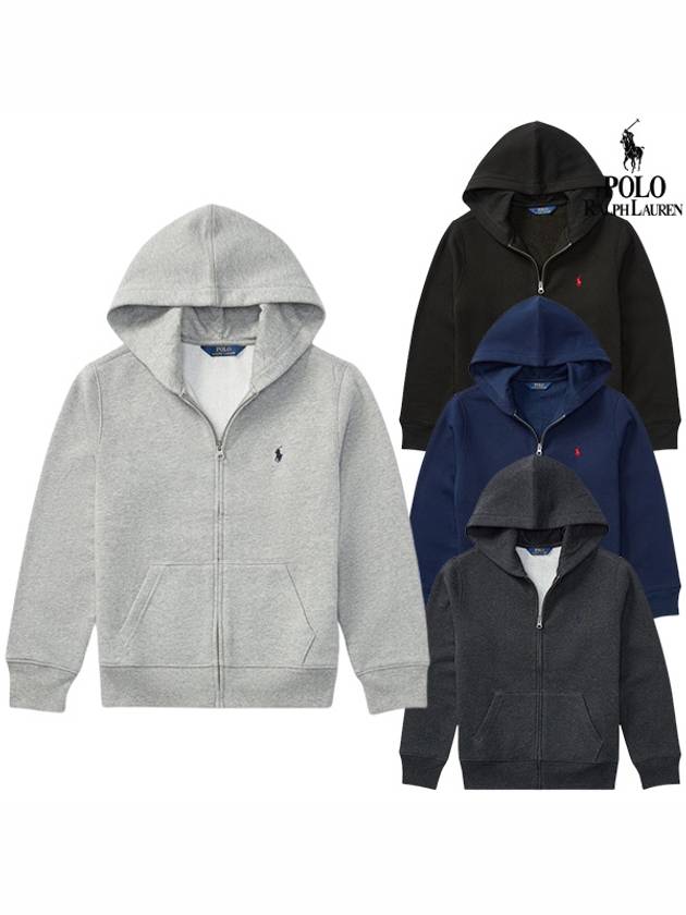 Boys brushed full zip hooded up - POLO RALPH LAUREN - BALAAN 1