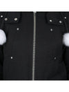 Original Debbie Bomber Jacket White Shearling Black - MOOSE KNUCKLES - BALAAN 9