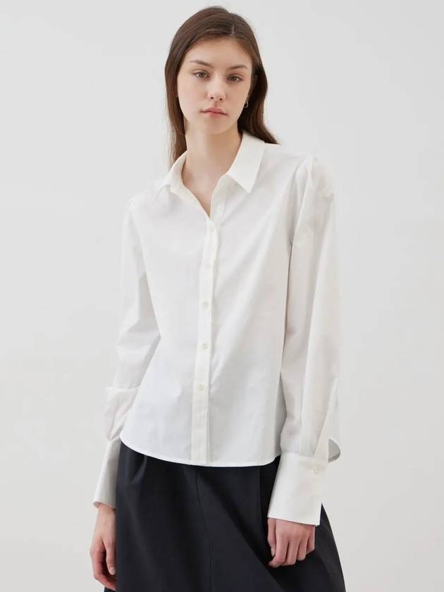 Classic Open Collar Shirt White - LESEIZIEME - BALAAN 1