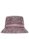 D Bobby Toile De Jouy Reverse Bucket Hat Pink - DIOR - BALAAN 3