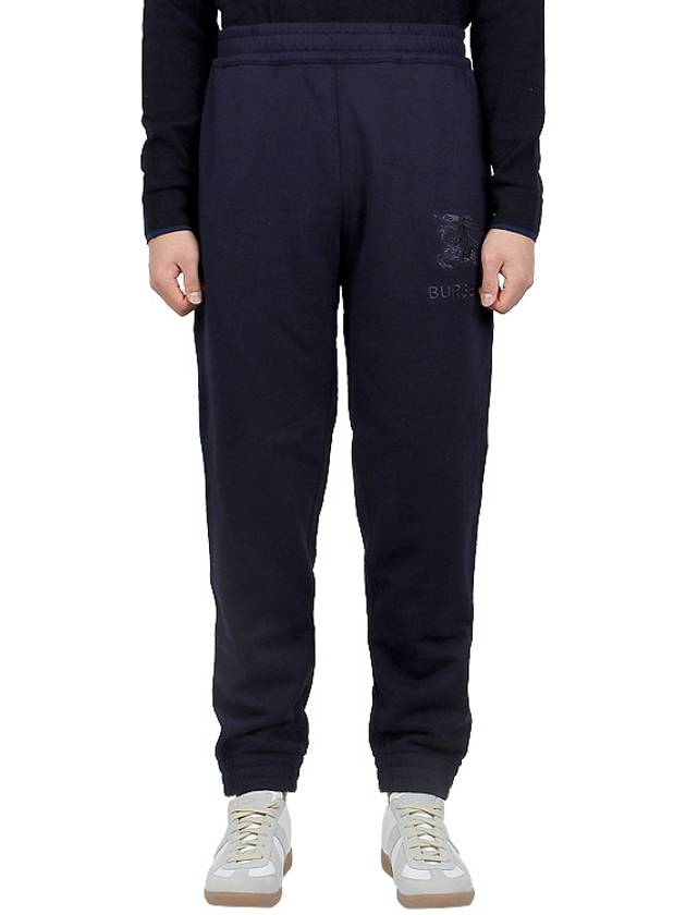 Sports Cotton Jersey Track Pants Navy - BURBERRY - BALAAN 2