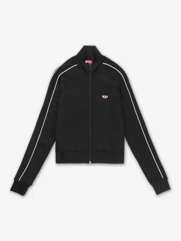 F-Jamila-Piping-D Track Jacket Black - DIESEL - BALAAN 2