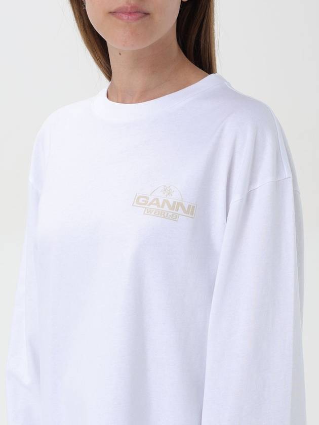 T-shirt Ganni con stampa posteriore - GANNI - BALAAN 3