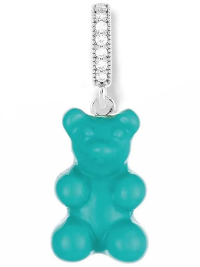 Nostalgia Bear Pave Pendant Mykonos Blue - CRYSTAL HAZE - BALAAN 2