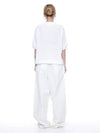 Men s ZCHK WH zipper collar half knit white - CHANCE'S NOI - BALAAN 6