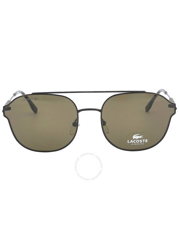 Lacoste Brown Pilot Unisex Sunglasses L103SND 001 58 - LACOSTE - BALAAN 1