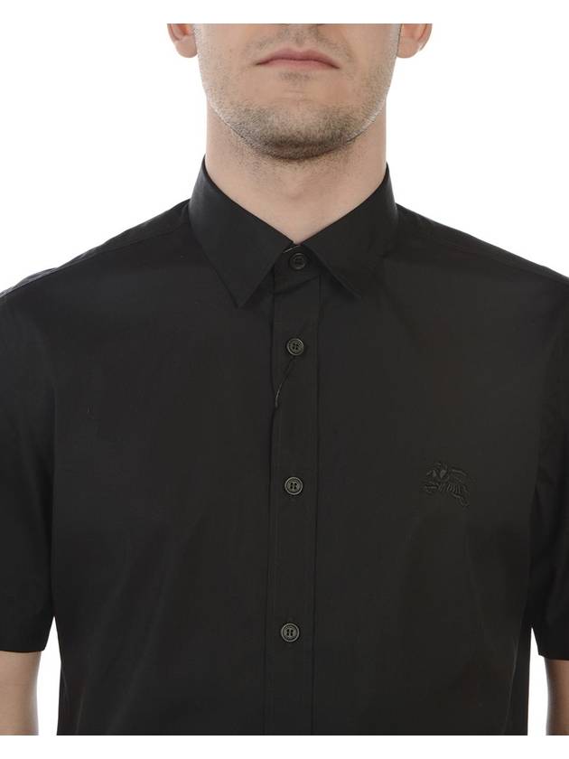 short sleeve shirt 8025764NERO BLACK - BURBERRY - BALAAN 4