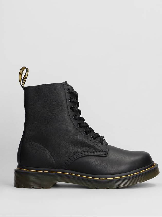 1460 Pascal Virginia Leather Lace Up Worker Boots Black - DR. MARTENS - BALAAN 2