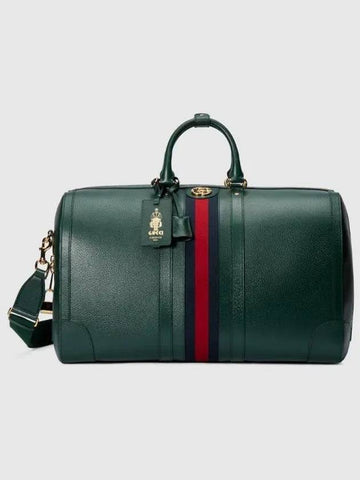 Savoy Large Duffel Bag Green Leather 724612DJ2WG3044 - GUCCI - BALAAN 1