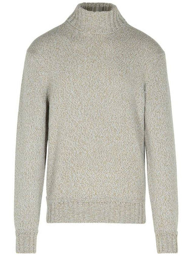 Zegna Brown Cashmere Turtleneck Sweater - ERMENEGILDO ZEGNA - BALAAN 1