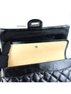 CH 2 55 Stige Medium Flap Bag Black Silver CH41BG205 - CHANEL - BALAAN 7