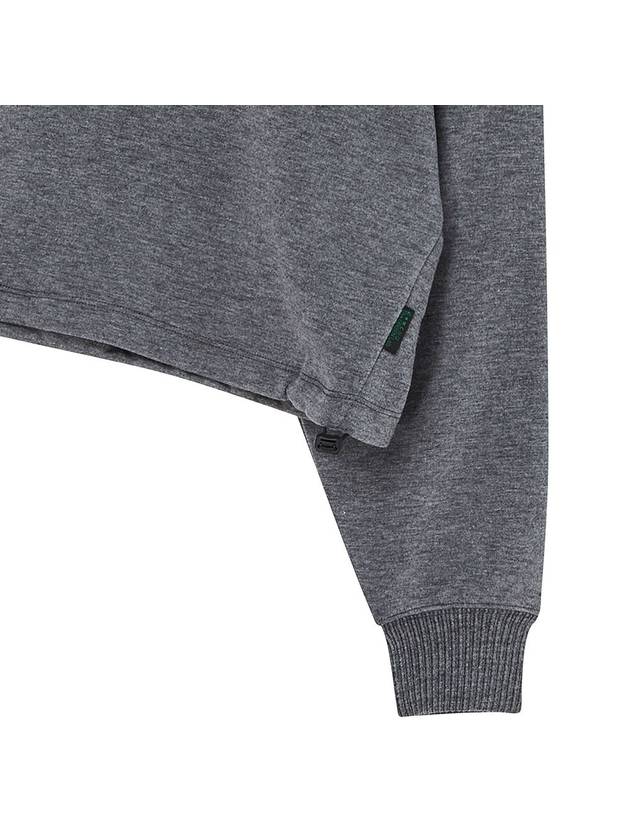 String Crop Neck Polar Gray - THE GREEN LAB - BALAAN 11