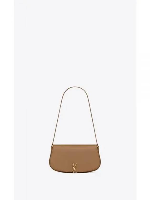 Voltaire Box Half-moon Shoulder Bag Dark Cork - SAINT LAURENT - BALAAN 2