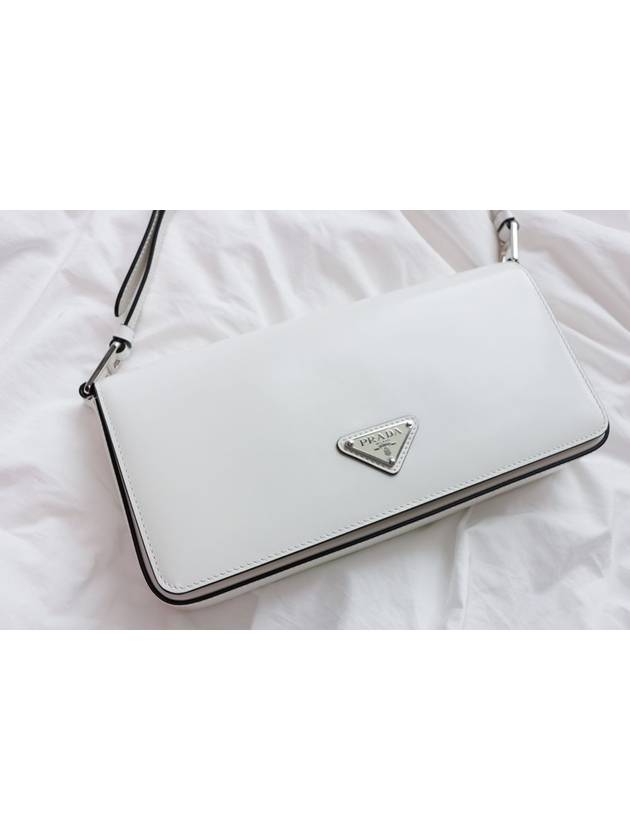 Brushed leather femme bag scarlet white 1BD323 - PRADA - BALAAN 6