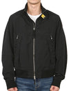 PMJCKWI03 BLACK Men s Bomber Jacket Regular Fit - PARAJUMPERS - BALAAN 4