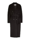 Tan Madame Wool Coat Black 241118F059004 - MAX MARA - BALAAN 2