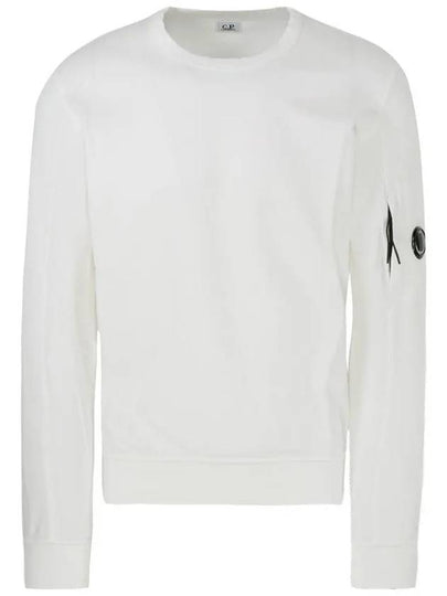 Lens Wappen Cotton Sweatshirt White - CP COMPANY - BALAAN 2