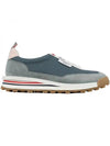 Tesuto Mesh Tech Runner Low Top Sneakers Dark Blue - THOM BROWNE - BALAAN 1