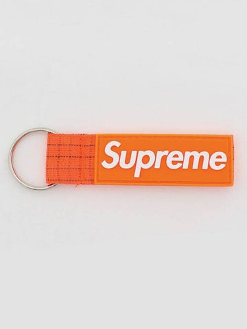 Strap logo ripstop keychain men s common keyring RN101837 ORANGE - SUPREME - BALAAN 1