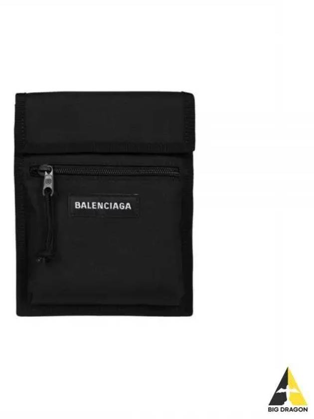 Explorer Small Strap Nylon Cross Bag Black - BALENCIAGA - BALAAN 2