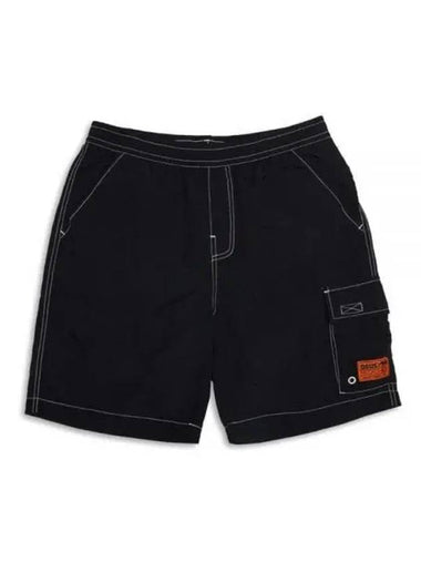 DEUS 24 Big Fella Swim Short DMS232189A BLK Shorts - DEUS EX MACHINA - BALAAN 1