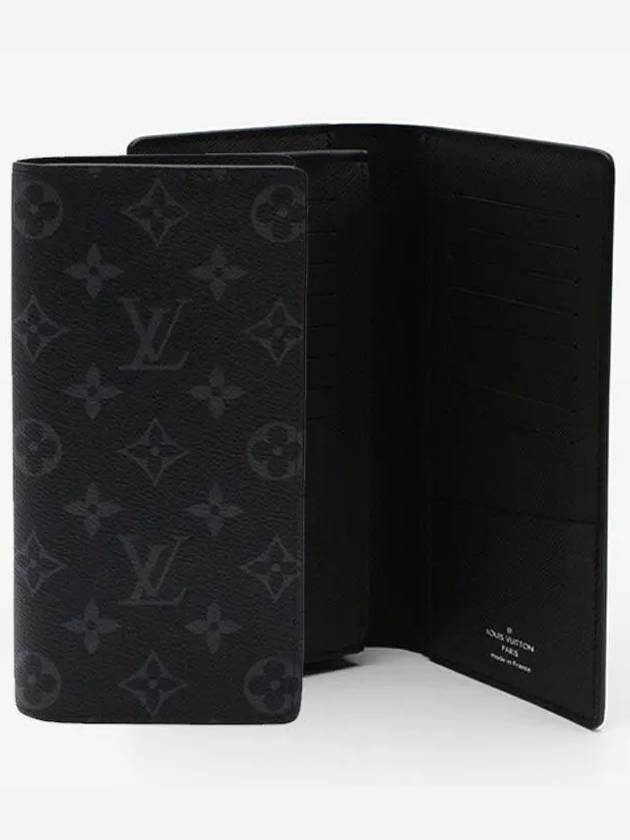 Brazza Wallet Monogram Eclipse - LOUIS VUITTON - BALAAN 3